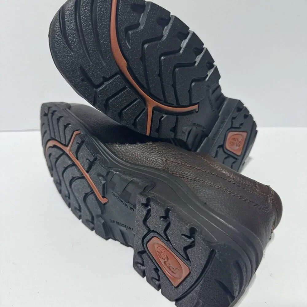 Timberland Pro Mens Titan Oxford Alloy Toe Brown Size 9.5 Wide